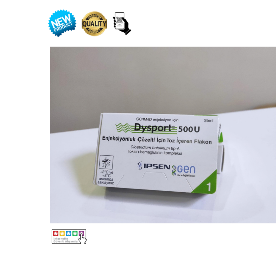 Dysport 500 Ünite orijinal botoks kutusu