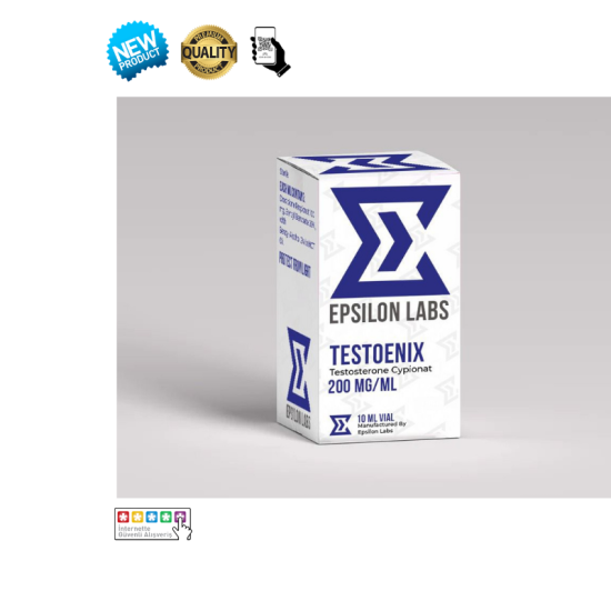 Epsilon Labs Testosterone Cypionate 200mg 10ml - Uzun etkili testosteron kürü