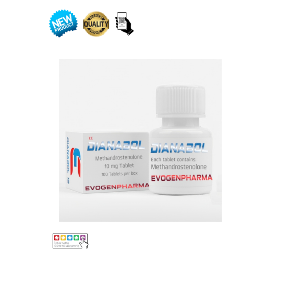 Evogen Pharma Dianabol 10mg 100 Tablet orijinal steroid kutusu