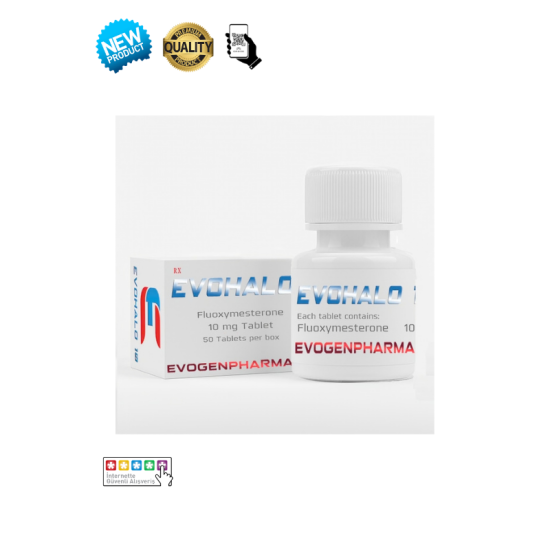 Evogen Pharma Halotestin Fluoxymesterone 10mg 50 Tablet orijinal steroid kutusu