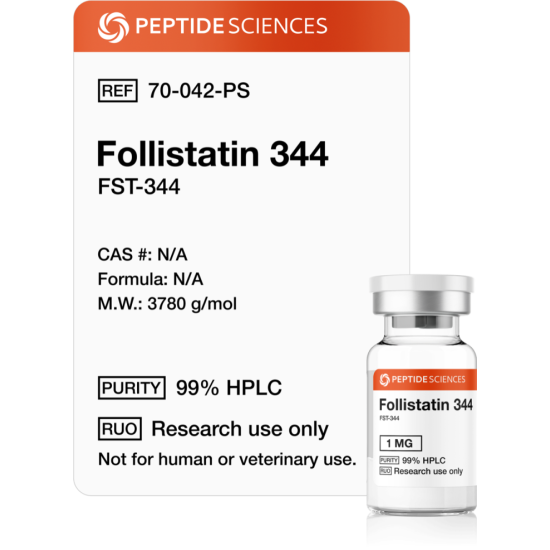 Peptide Sciences Follistatin 344 1mg orijinal peptid flakonu