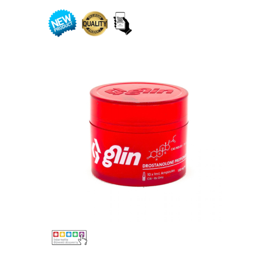 Glin Pharma Masteron Propionate 100mg 10 ampül orijinal steroid kutusu