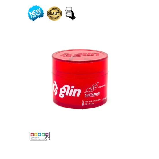 Glin Pharma Sustanon 250mg 10 ampül orijinal steroid kutusu