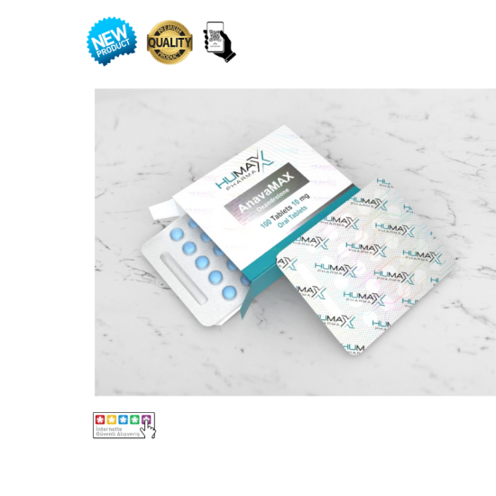 Humax Pharma Anavar Oxandrolone AnavaMAX 10mg 100 Tablet orijinal anavar kutusu
