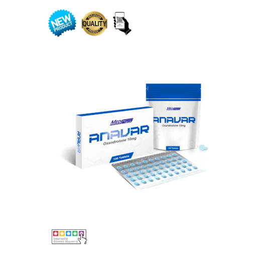 Meditech Pharma Anavar Oxandrolone 10mg 100 Tablet orijinal anavar kutusu