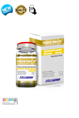 Meditech Pharma Medi Mix 3 Testosterone Complex 500MG 10ML