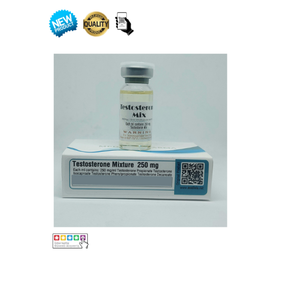 Medivia Pharma Testosterone Mix Sustanon 250mg 10ml orijinal enjeksiyonluk steroid şişesi - Sustanon 250 stokta