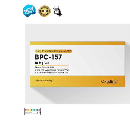 Oxydine Metabolics BPC-157 10mg orijinal peptid flakonu - İyileşme peptidi stokta