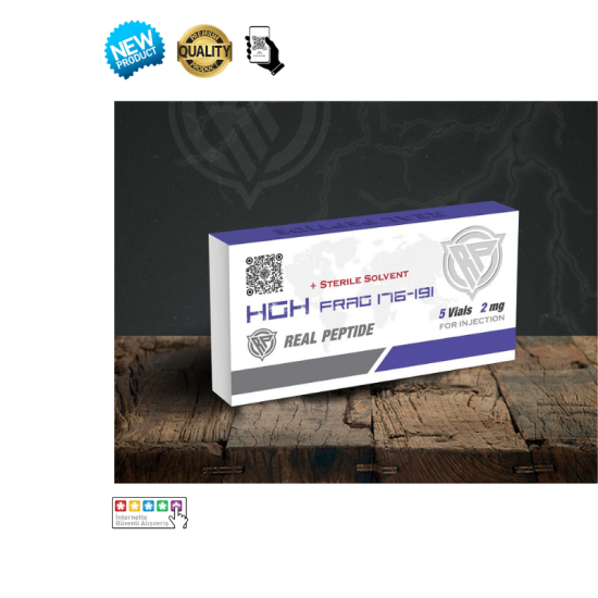 Real Peptide HGH Fragment 176-191 2mg 5 flakon toz ve 5 flakon steril su seti