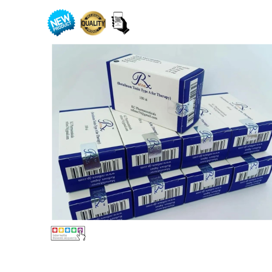 Refinex Botox 100 Ünite orijinal botoks kutusu ve flakon