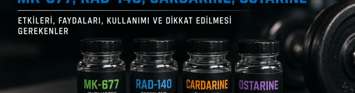 Sarms Rehberi: MK-677, RAD-140, Cardarine, Ostarine