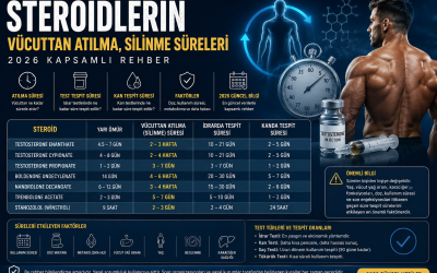 Steroidlerin Vücuttan Atılma, Silinme Süreleri 2026 Kapsamlı Rehber
