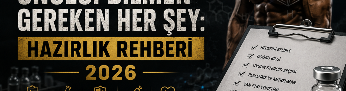 Steroid Kullanımı Öncesi Bilmen Gereken Her Şey: Hazırlık Rehberi 2026