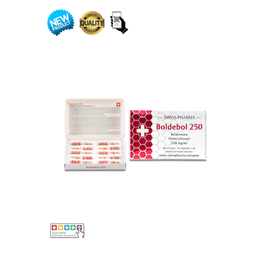 Swiss Pharma Boldenone 250mg 10 ampül orijinal steroid kutusu