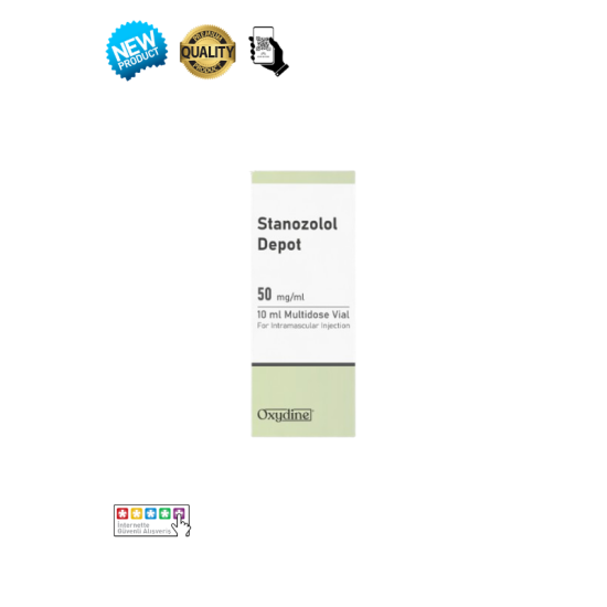 Oxydine Metabolics Stanozolol Depot 50mg 10ml orijinal enjeksiyonluk steroid şişesi