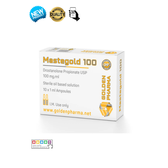 Golden Pharma Masteron Propionate 100mg 10ml orijinal enjeksiyonluk steroid şişesi - Mast Prop stokta