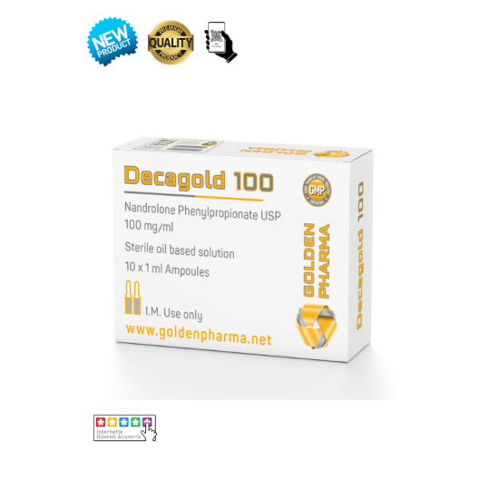 Golden Pharma Nandrolone PhenylPropionate 100mg 10ml orijinal enjeksiyonluk steroid şişesi - NPP stokta