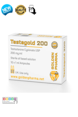 Golden Pharma Testosterone Cypionate 200MG 10ML