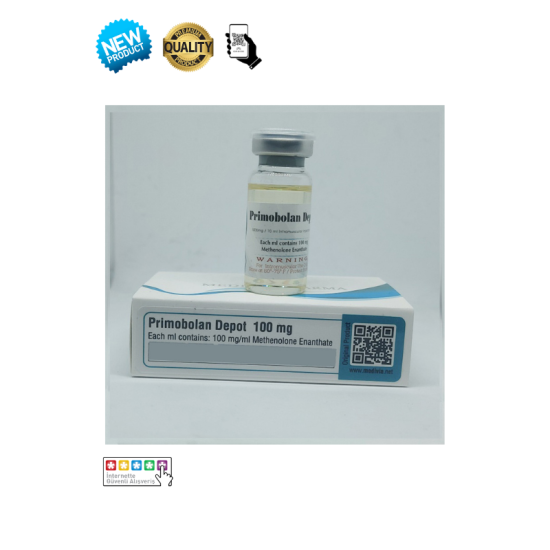 Medivia Pharma Primobolan Depot 100mg 10ml orijinal steroid şişesi