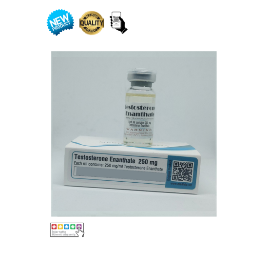 Medivia Pharma Testosterone Enanthate 250mg 10ml orijinal steroid şişesi