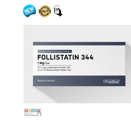 Oxydine Metabolics Follistatin-344 1mg orijinal peptid flakonu - Myostatin inhibitörü stokta