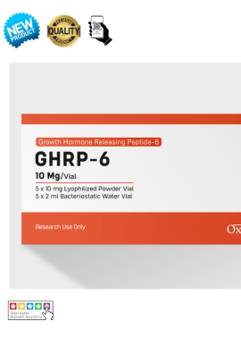 Oxydine Metabolics Ghrp-6 10 Mg 5 Flakon Toz + 5 Flakon Steril Su