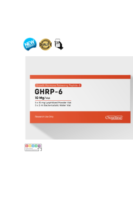 Oxydine Metabolics Ghrp-6 10 Mg 5 Flakon Toz + 5 Flakon Steril Su