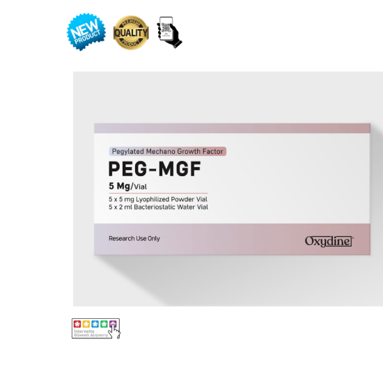 Oxydine Metabolics PEG-MGF 5mg orijinal peptid flakonu - Mekanik büyüme faktörü stokta