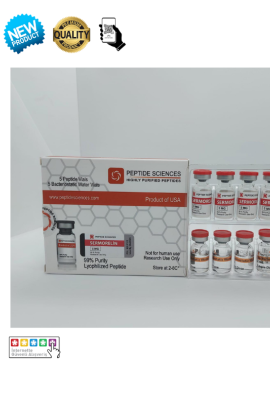 Peptide Sciences Sermorelin 5 Mg 5 Flakon Toz + 5 Flakon Steril Su