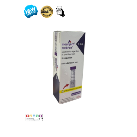 Mounjaro Kwikpen 5mg tirzepatide orijinal zayıflama kalemi kutusu