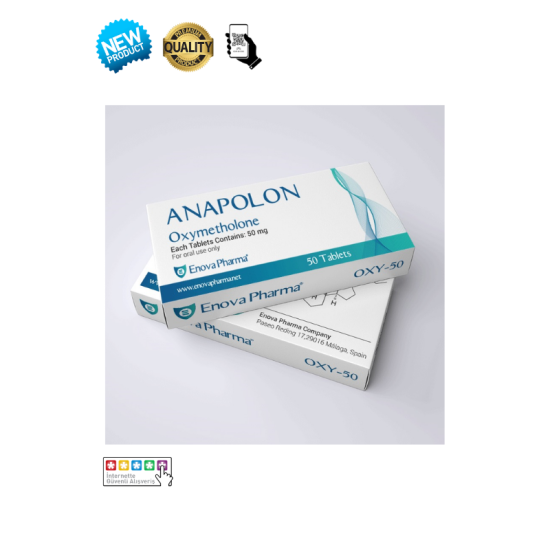 Enova Pharma Oxymetholone Anapolon 50mg 50 Tablet orijinal steroid kutusu