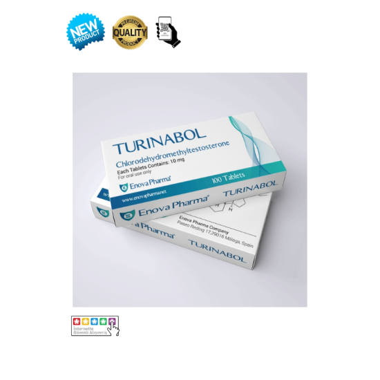 Enova Pharma Turinabol 10mg 100 Tablet orijinal steroid kutusu