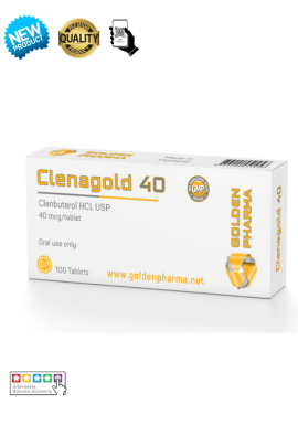 Golden Pharma Clenbuterol 40MCG 100 Tablet