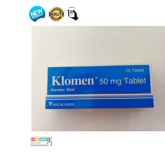 Klomen 50mg 10 tablets original clomiphene box