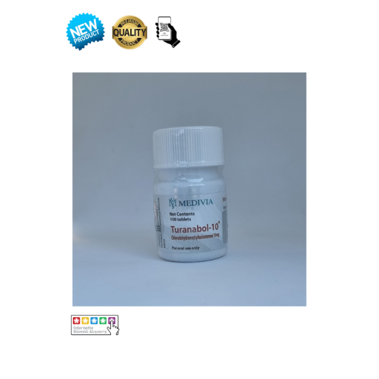 Medivia Pharma Turinabol 10mg 100 Tablet orijinal steroid kutusu