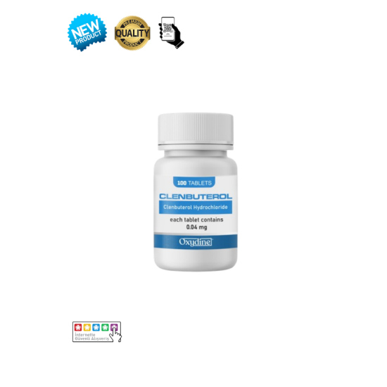 Oxydine Metabolics Clenbuterol 0.4mg 100 tablet orijinal yağ yakıcı kutusu