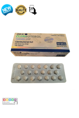 ZPHC Medicine Clenbuterol 50MCG 100 Tablet