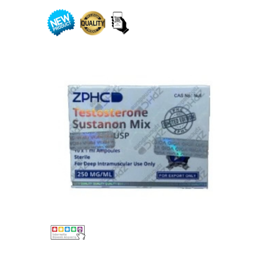 ZPHC Medicine Testosterone Sustanon Mix 250mg 10ml orijinal steroid şişesi