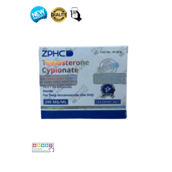 ZPHC Medicine Testosterone Cypionate 200mg 10ml orijinal steroid şişesi