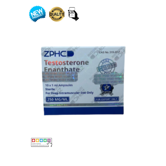 ZPHC Medicine Testosterone Enanthate 250mg 10ml orijinal steroid şişesi