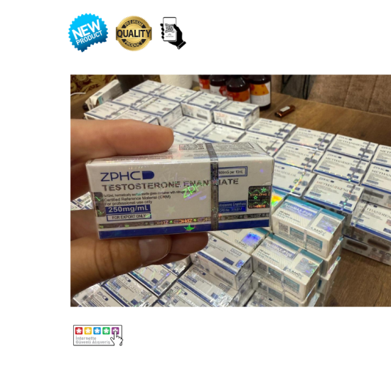 ZPHC Pharma Testosterone Enanthate 250mg 10ml orijinal enjeksiyonluk steroid şişesi